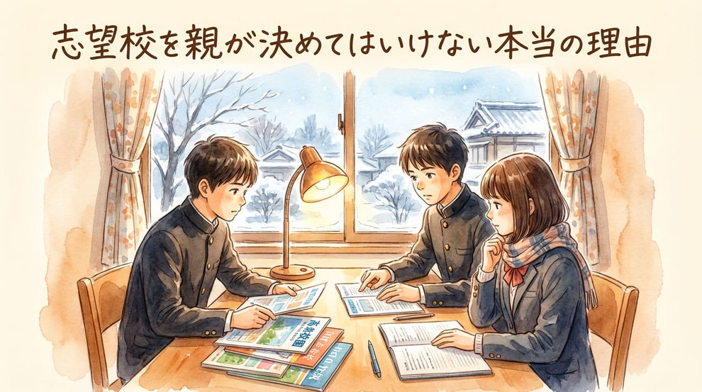 志望校を親が決めてはいけない本当の理由
