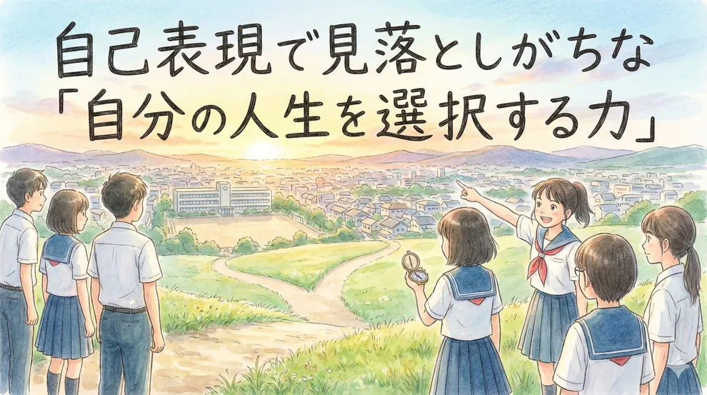 広島県公立高校入試の自己表現で見落とされる「自分の人生を選択する力」