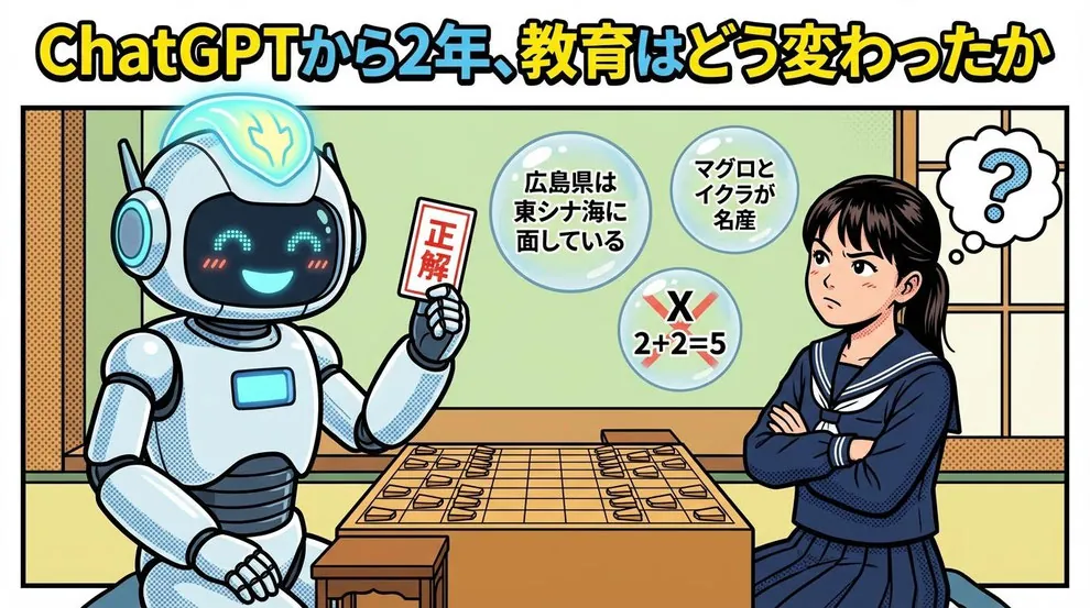 ChatGPTから2年、教育はどう変わったか ─ AI時代に求められる「批判的思考力」の正体