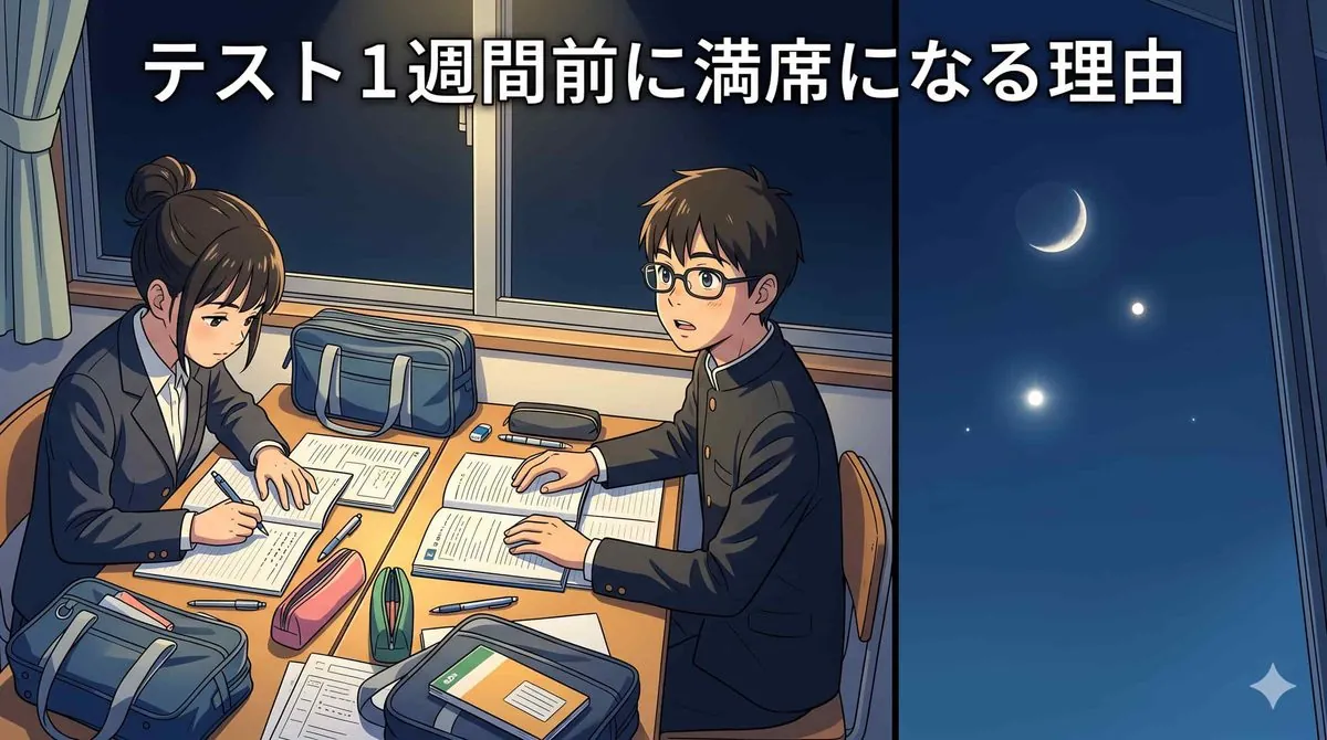 安佐南区の塾Moveがテスト1週間前に満席になる理由